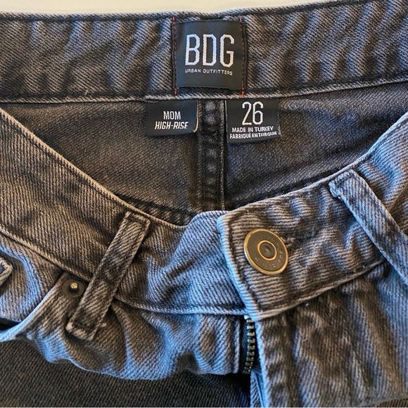 Urban Outfitters BDG High-Waisted Mom Jeans in Washed Black - Picture 5 of 9